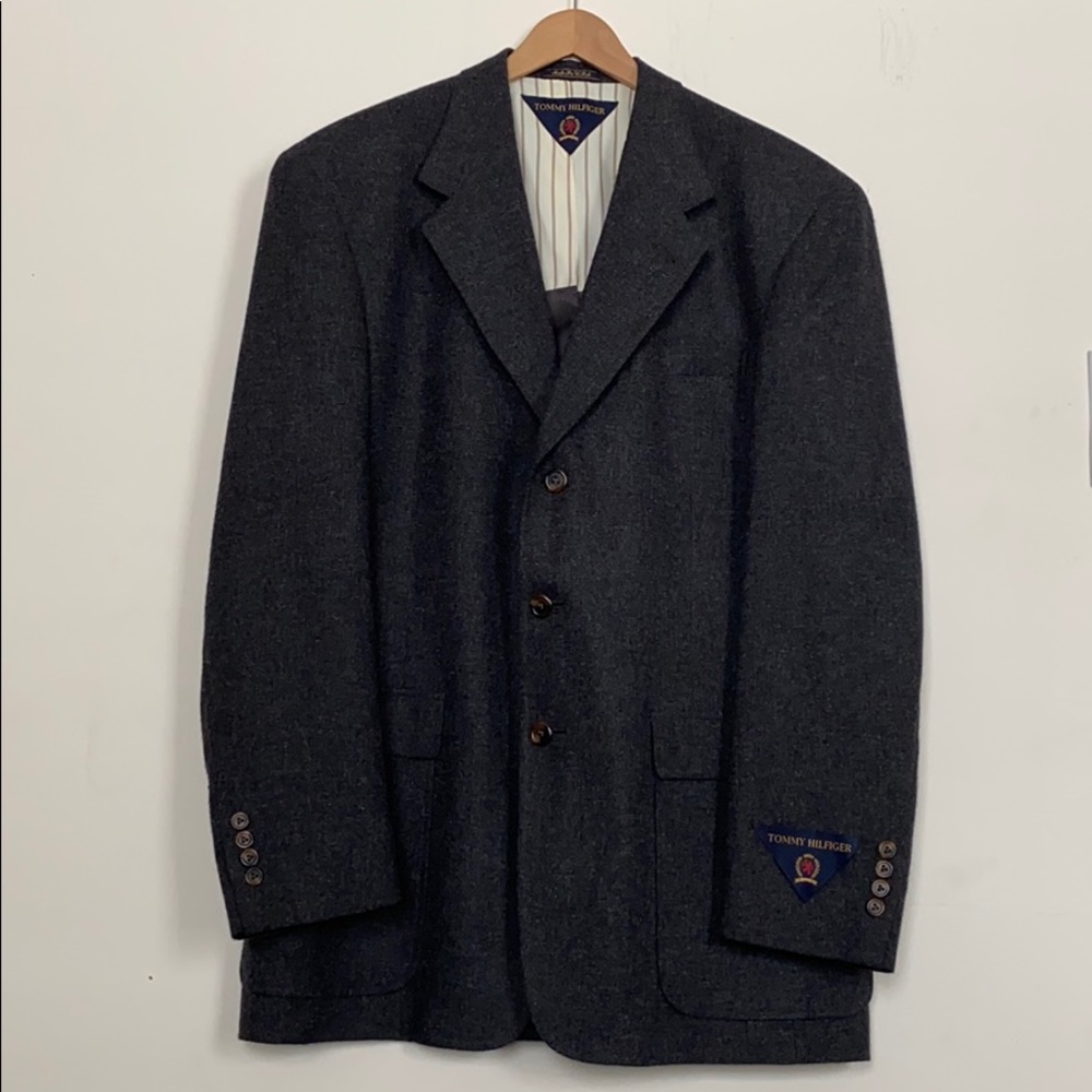 40 L Tommy Hilfiger Camel Hair Sports Coat